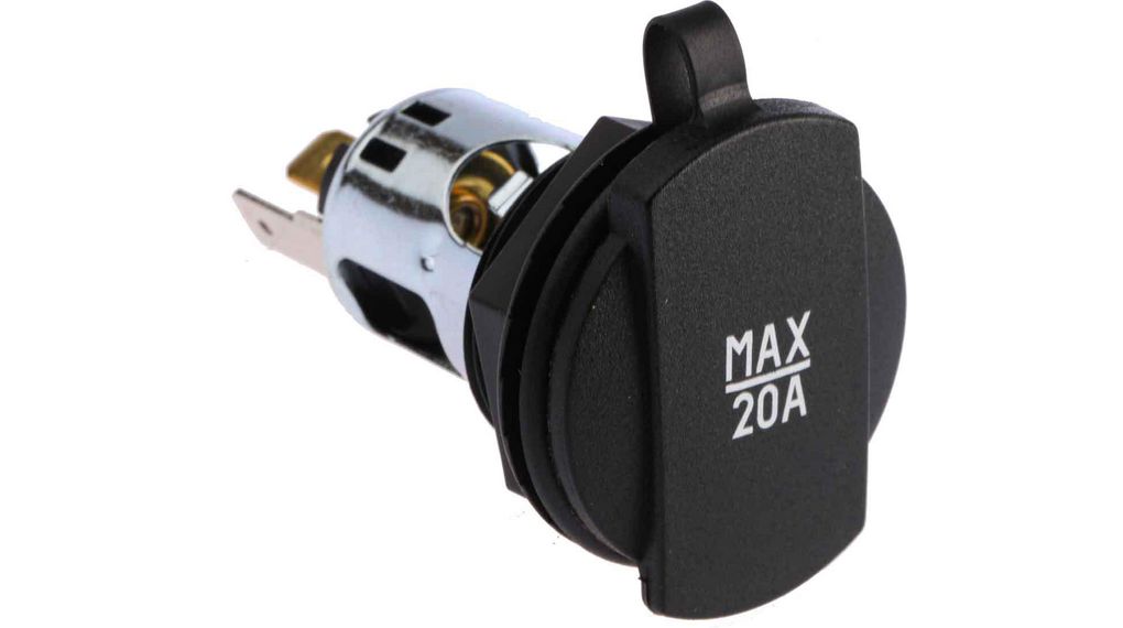 Auto-Zigarettenanzünder, Steckbuchse, Gerade, 15A